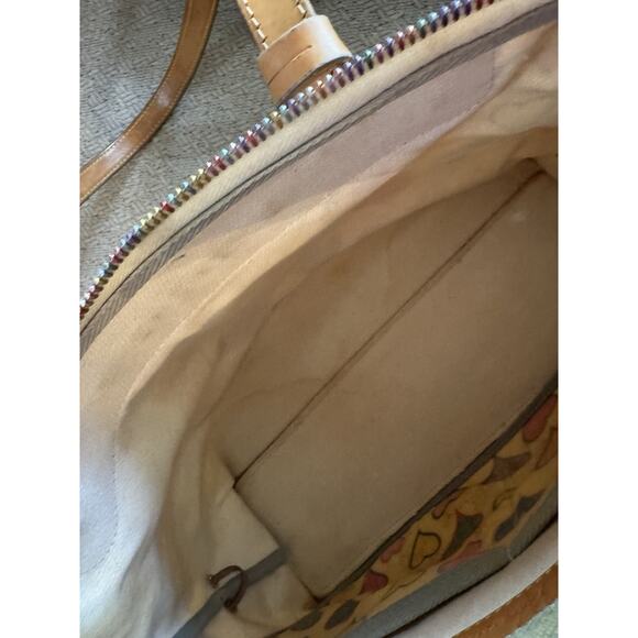 VINTAGE DOONEY & BOURKE Sweetheart Collection Scribble Heart Charm Shoulder Bag - Picture 15 of 16